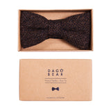 Nœud papillon laine marron - Le Dago Papillon Charles