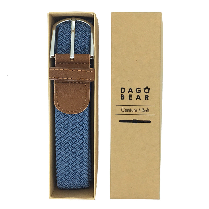 Ceinture élastique bleu - La Dago Bleue